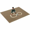 Carpets For Kids Rug, Anti-static, Nylon, KIDply Backing, Rect, 6ft x9ft , Sahara CPT2100108